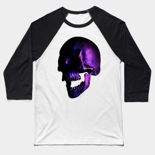 Purple Skull Baseball T-Shirt